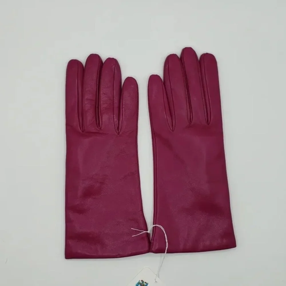 Portolano Cashmere-lined Leather Gloves